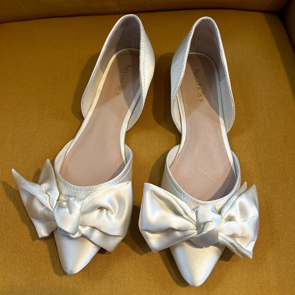 Seychelles bow flats wedding Anthropologie